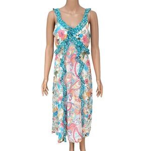 inc embroidered dress Embroidered Shimmer Tulle Short Corset Dress with Sequins main image 1